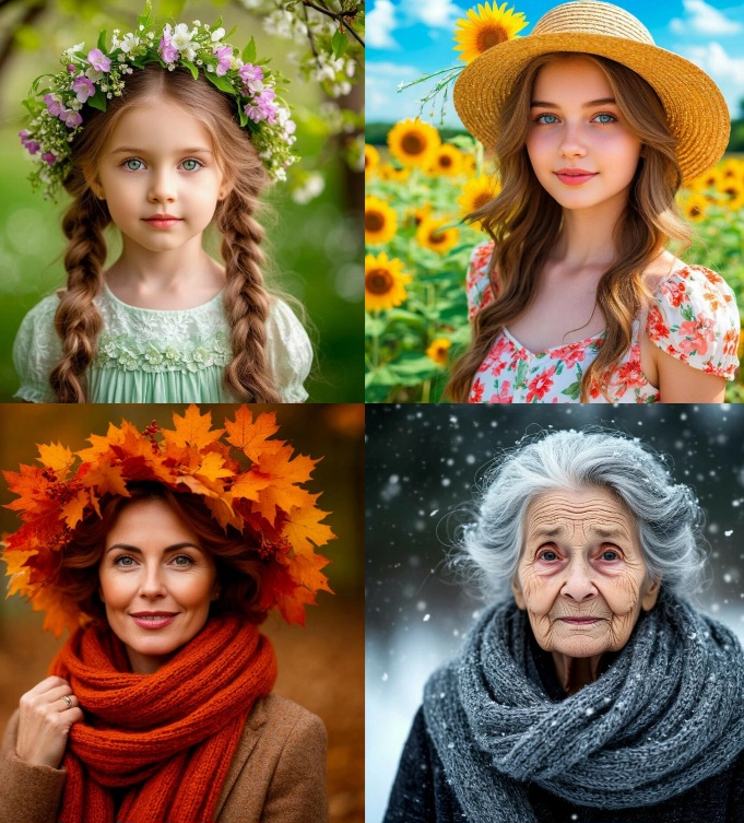 4 времени года