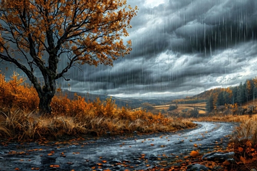 Небо хмурится грозно