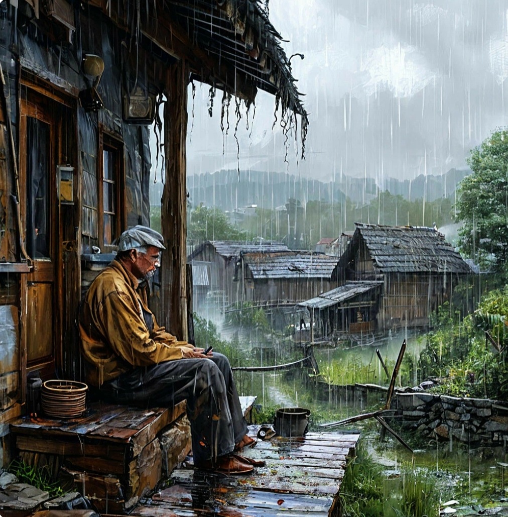 Людьми забытая деревня...