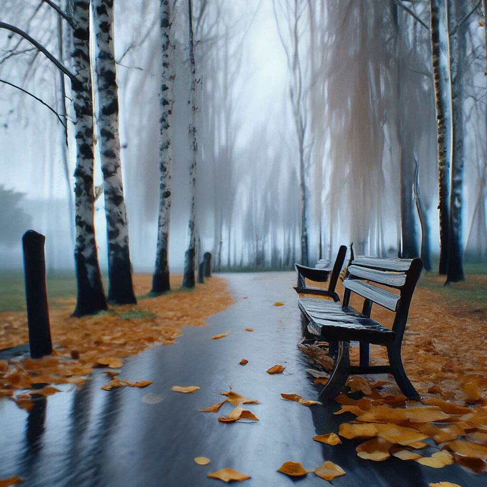 Осенний день невзрачный на дворе