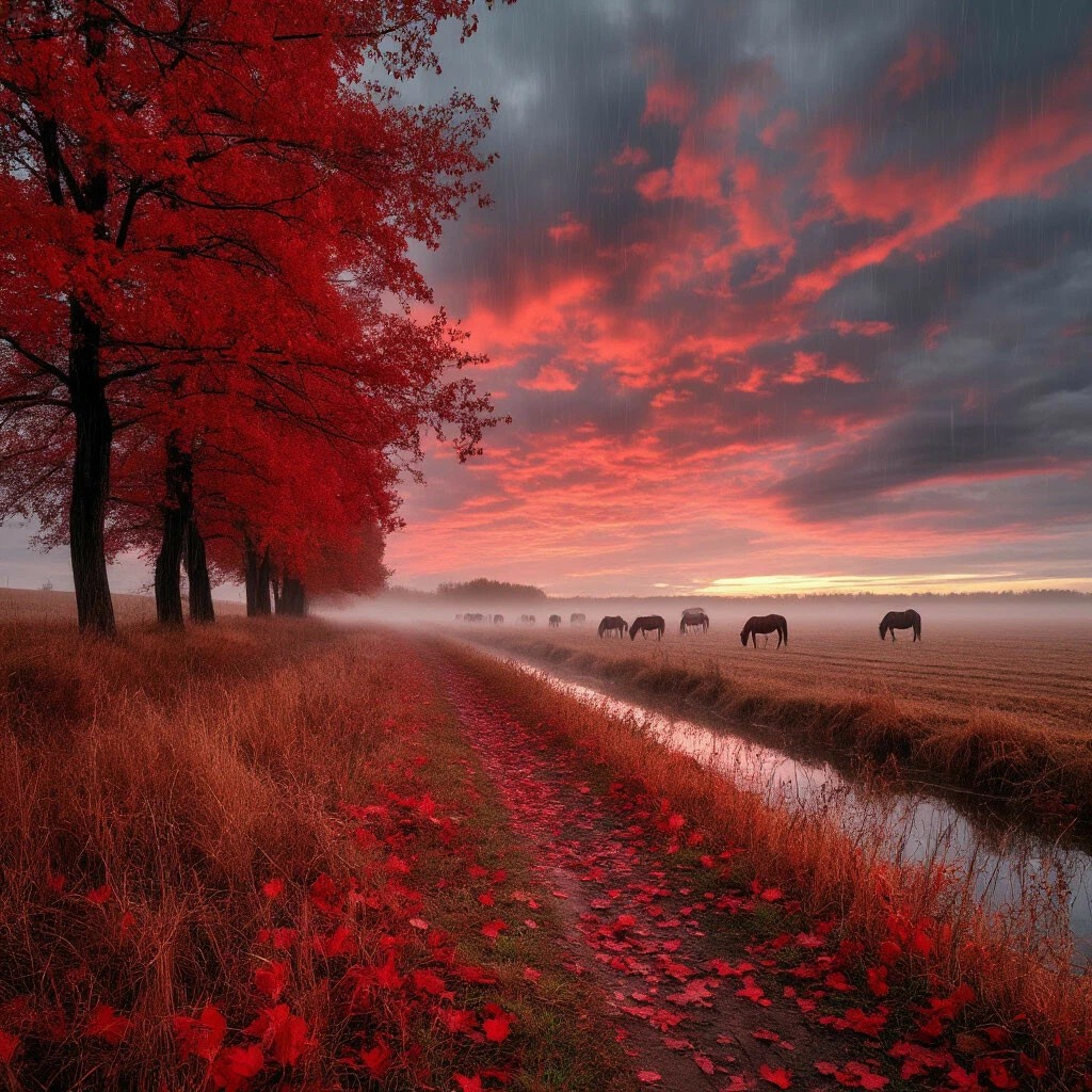 Багрянный листопад