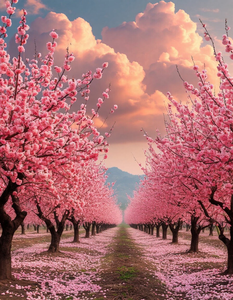 Абрикосовые облака