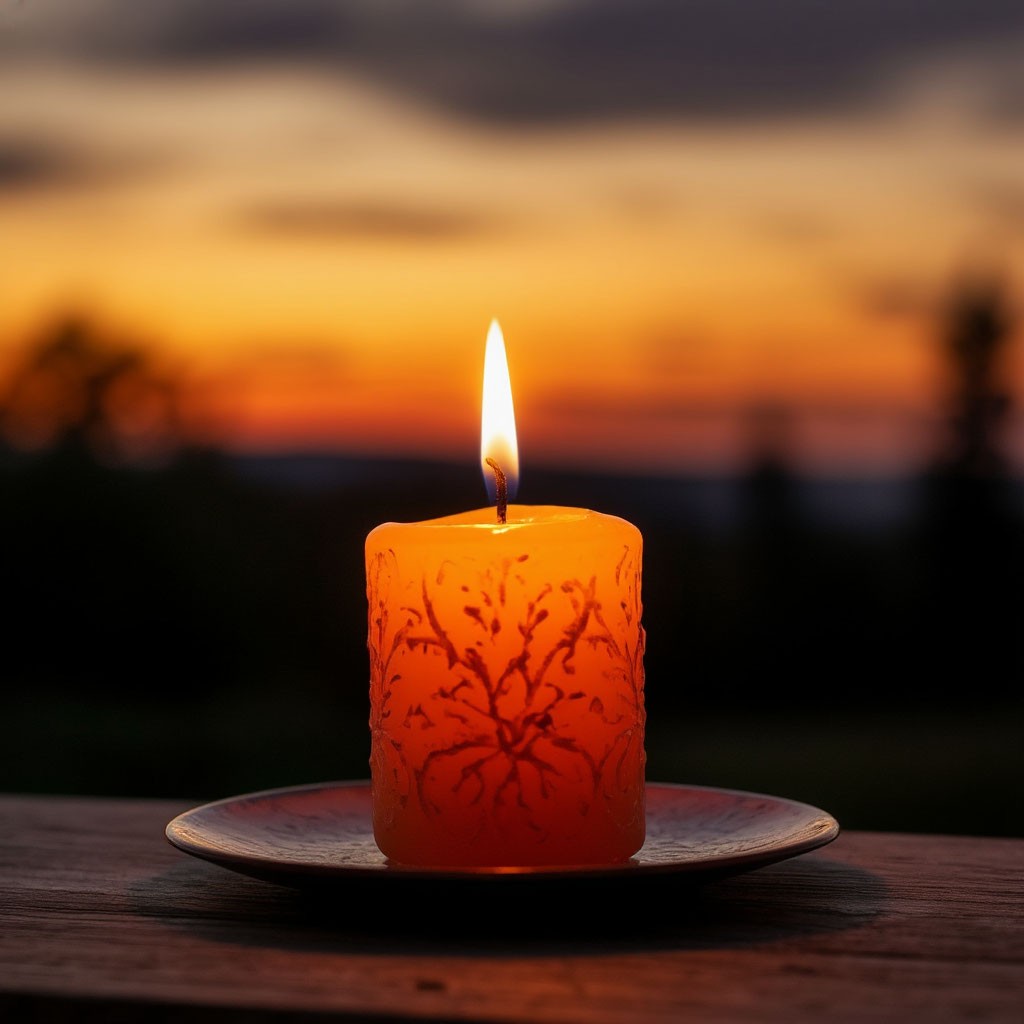 Свеча горит