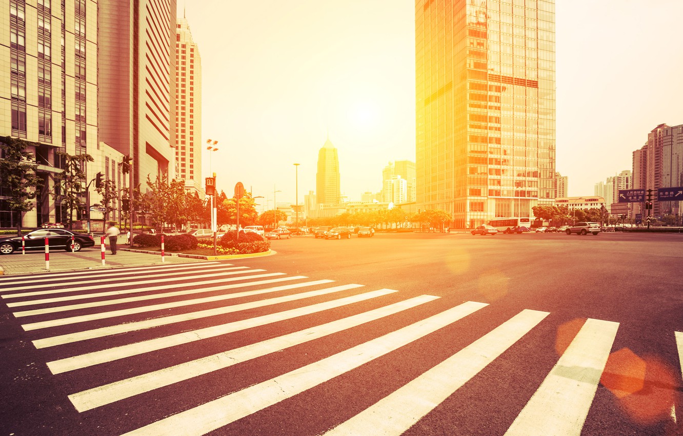 Утро в городе