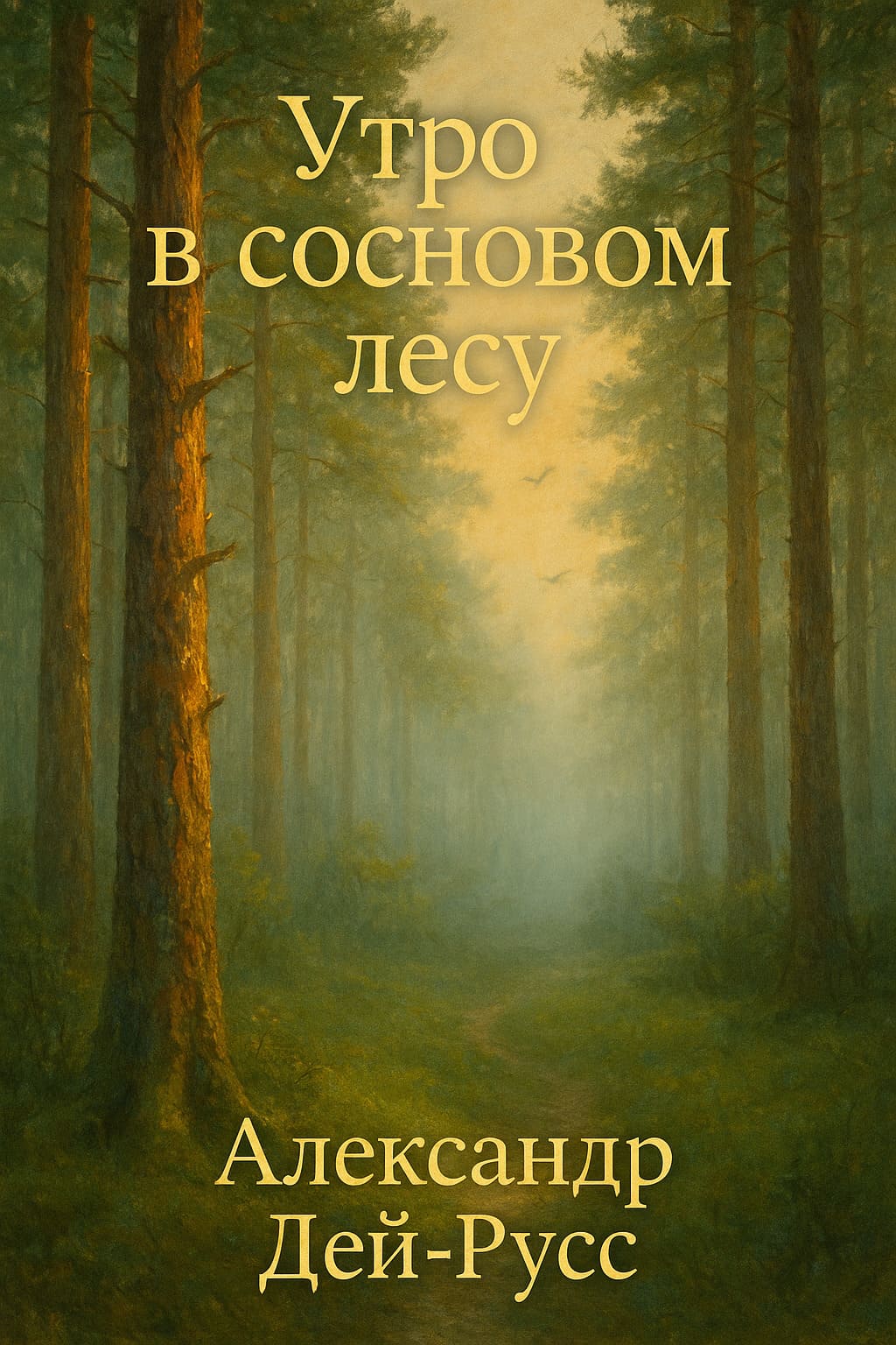 Утро в сосновом лесу