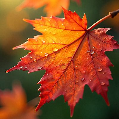 Лирическая Ода кленовому листку