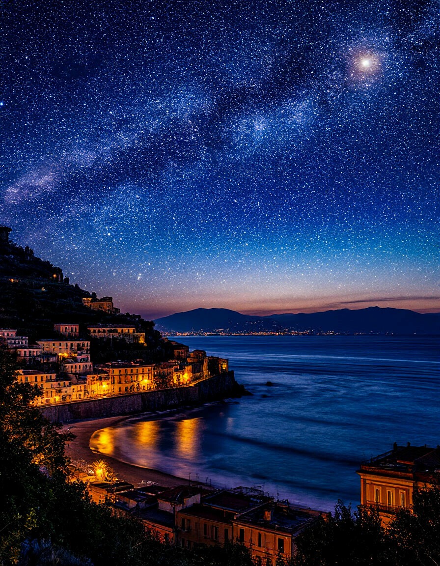 Бескрайняя звездная ночь