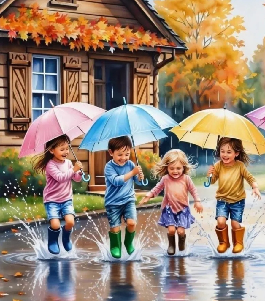 Барабанит дождь