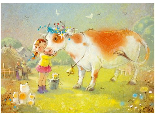 Корова Зорька. Закличка