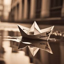 Бумажные лодки