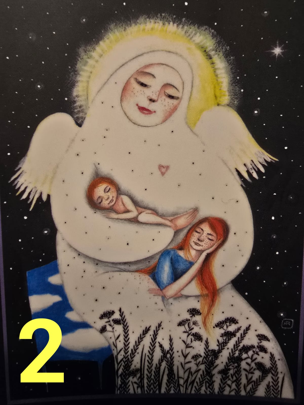 Ангел для новорожденного дитя и мамы- спасительниц