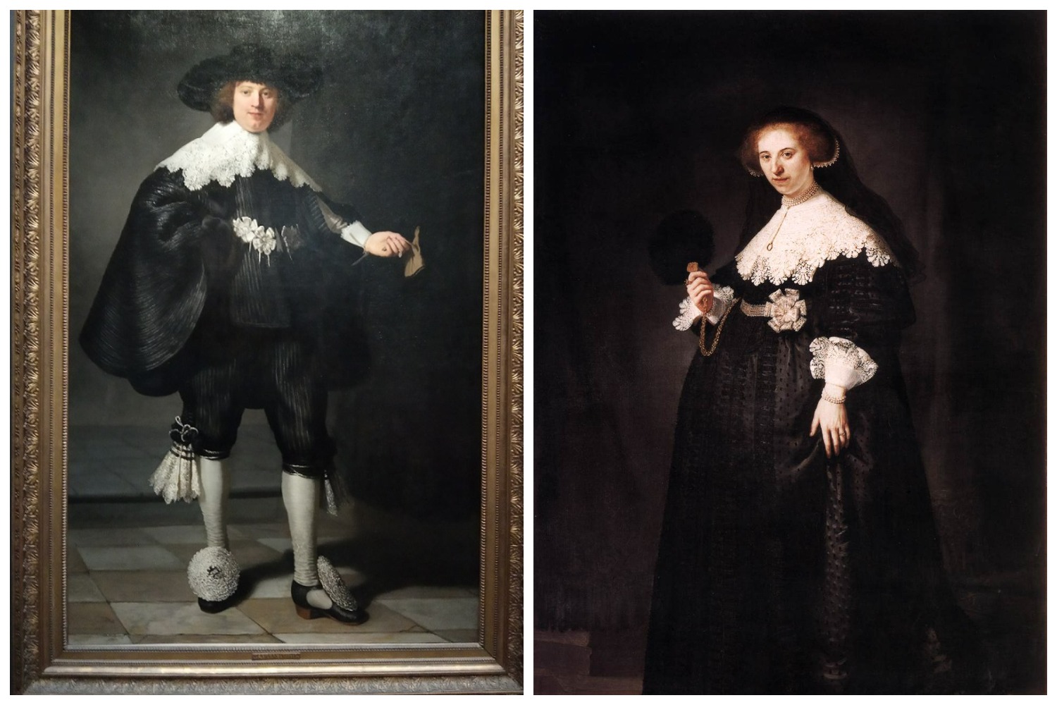 Рембрандт - портр. Мартина Солманса и Опьен Коппит