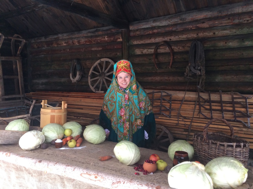 Поздней осенью в деревне