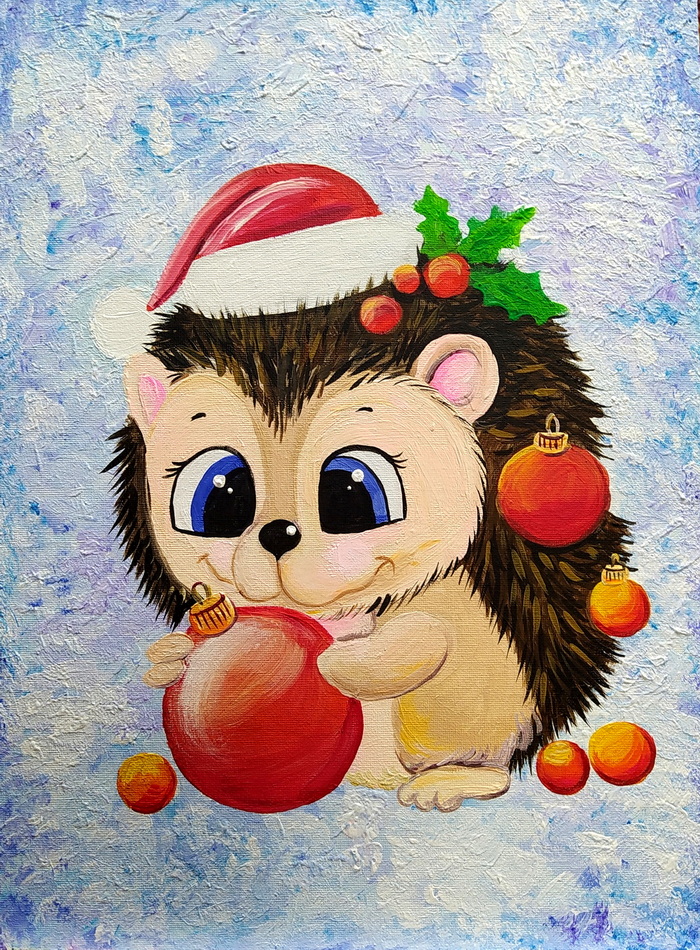 Ёжик к празднику готов