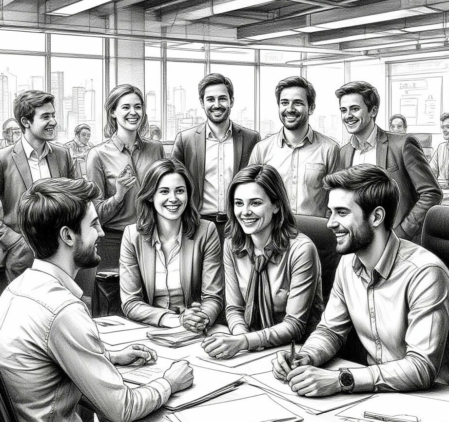 Благодарность друзьям в финальный рабочий день