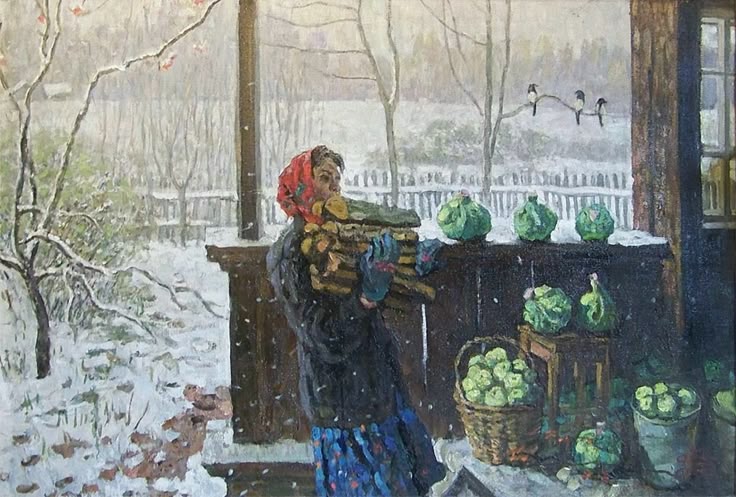 Деревня в ноябре...