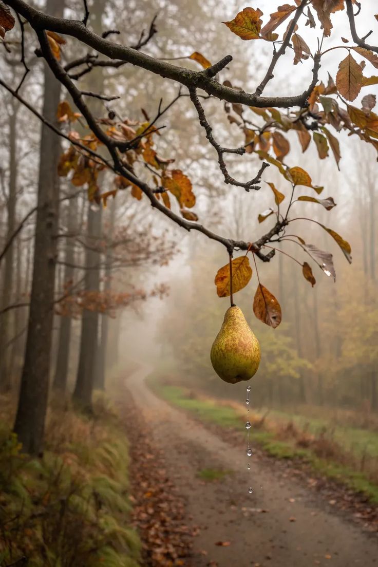 Заигрался дождь с уставшей листвой
