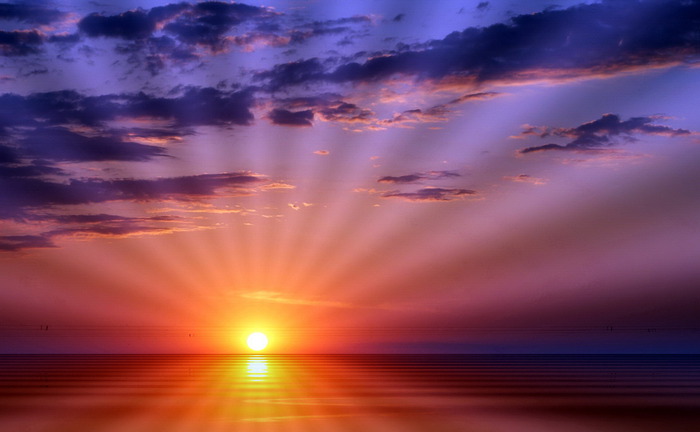 Земля и рассвет