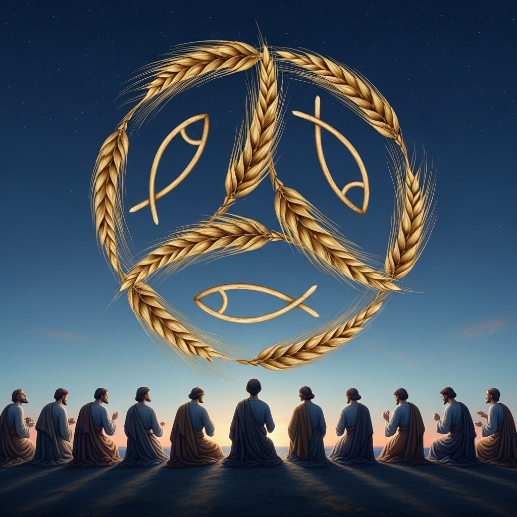 Мандала из трех зерен