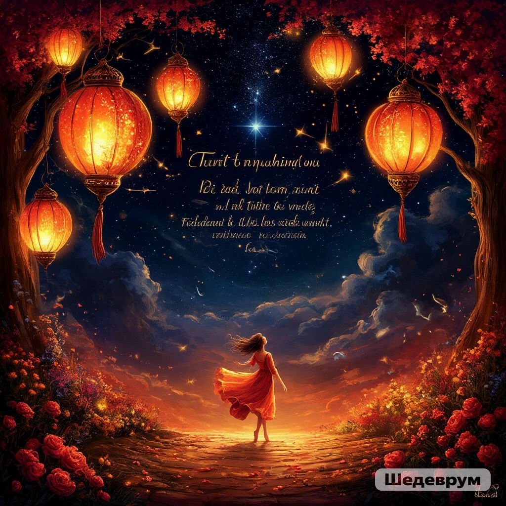 Сияют звёздным светом фонари