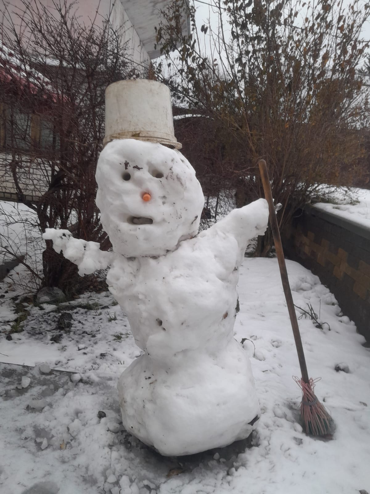 Пьяный снеговик