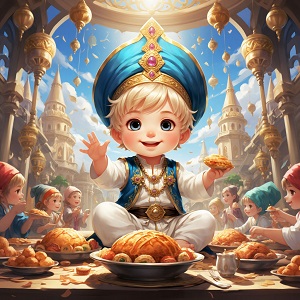 Сны Бубаляля. Накрыли софру. Я - Султан