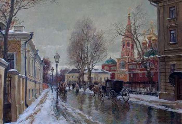 Весна в старой Москве