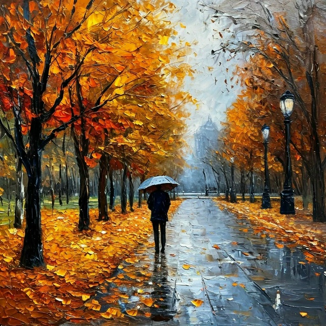 В слезливом ноябре