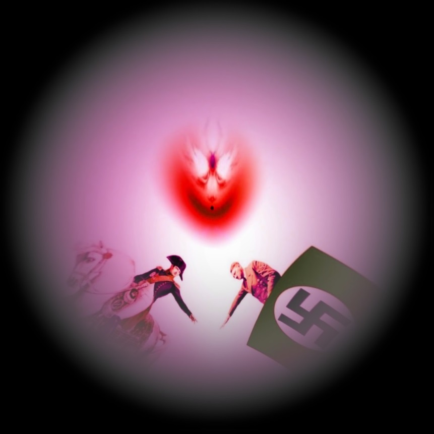 падающие Наполеон и Гитлер