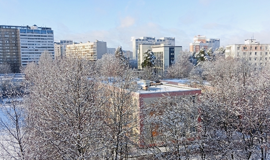 Первый снег!