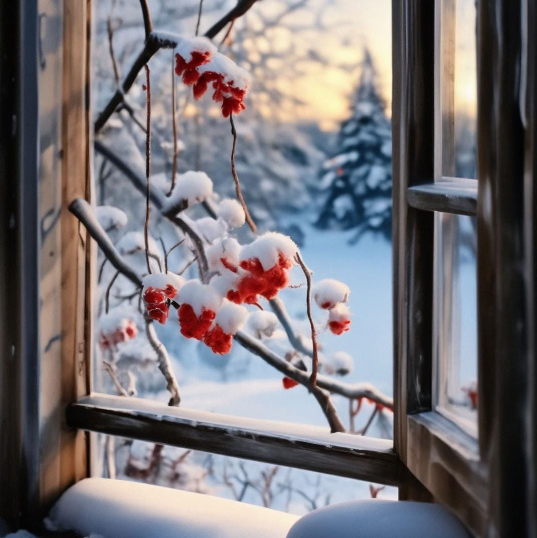 Смотрю в окно и зябко мне становится...