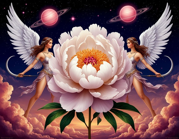 Пион расцвёл