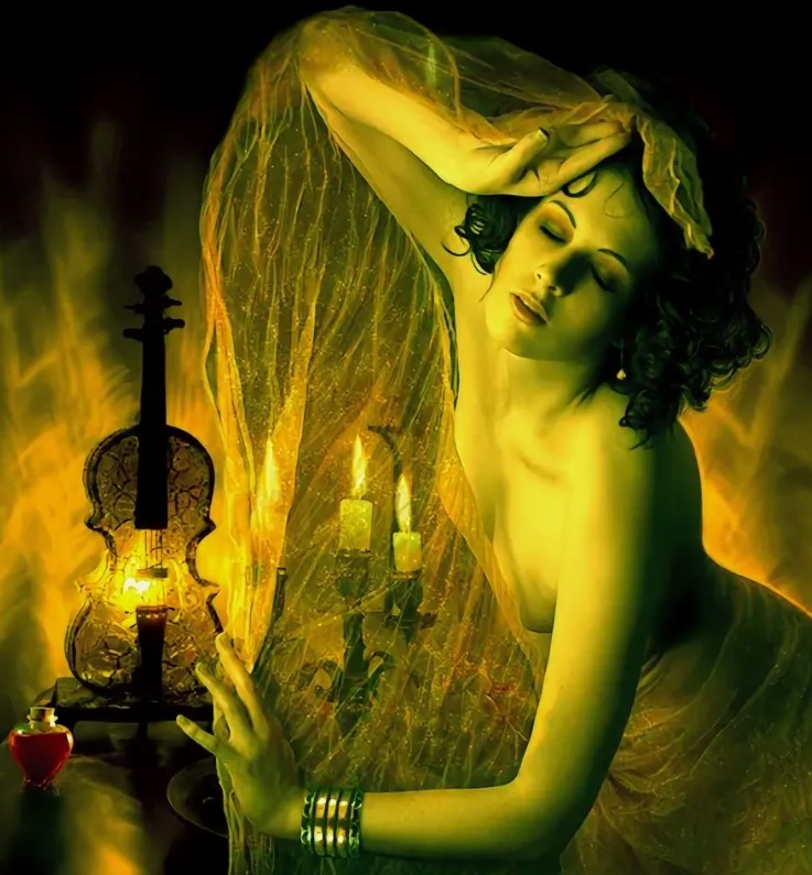 Говорят, что женщина струна...