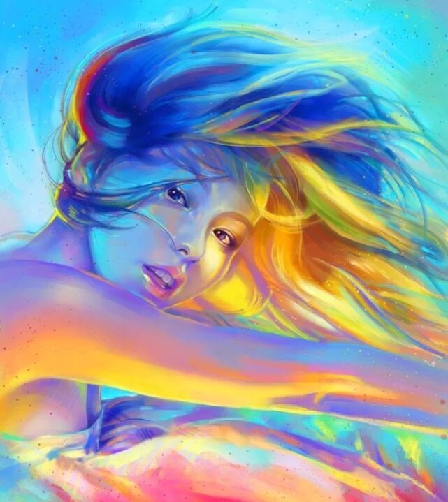 Рисующая радугу