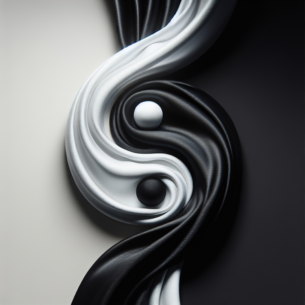 Чёрный шёлк, белый бархат