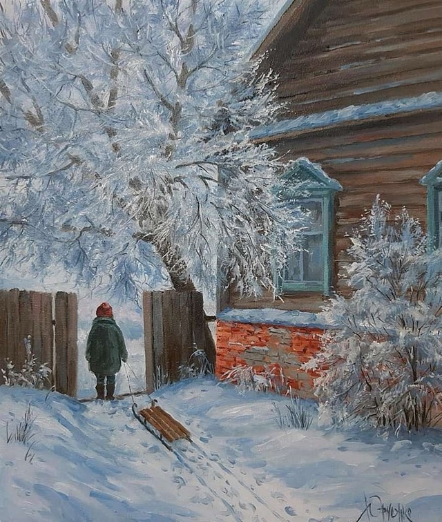 Новое начало. Картина Ольги Юрченко