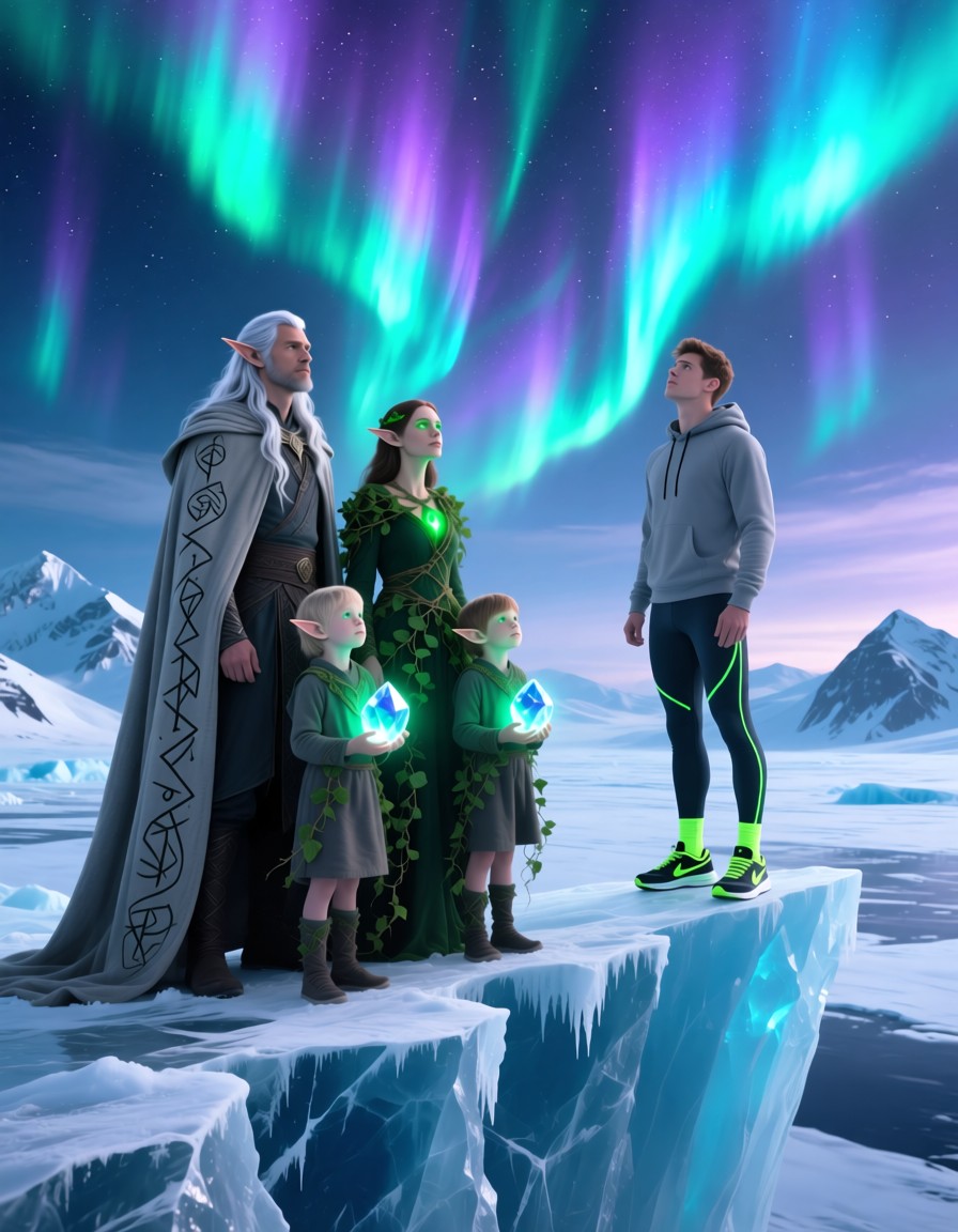 Под северным сиянием. Сказка