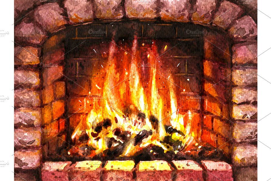 И будет всё - пылающий камин
