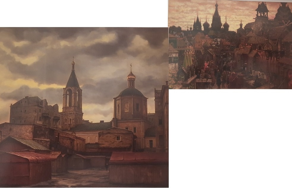 Московский дворик. Диптих