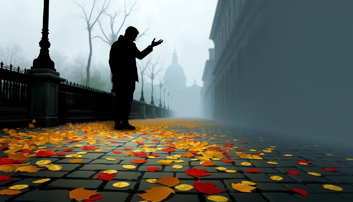 Словно нищей под ноги упали банкноты