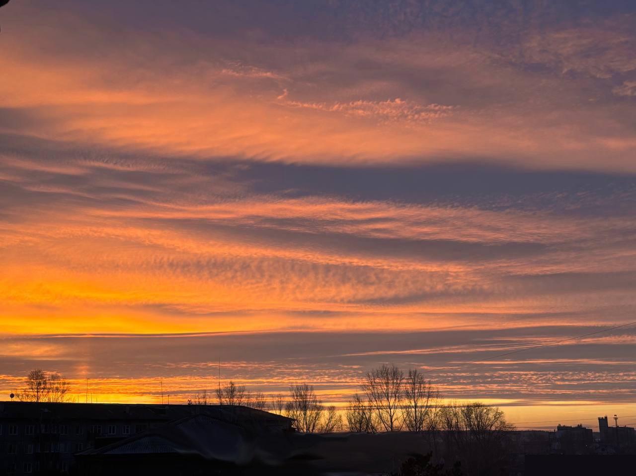 Закат в ноябре...