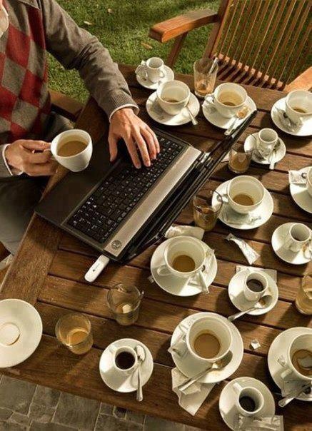 Вдыхая кофе аромат