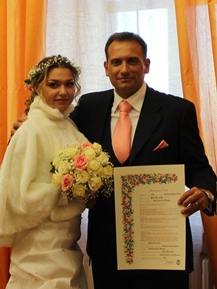 Машеньке и Риккардо! С Розовым юбилеем!