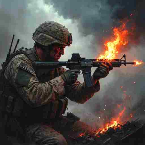 Трудно в руках удержать автомат