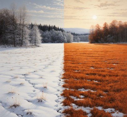 Зима замечталась