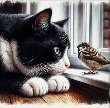 Пушистый гость