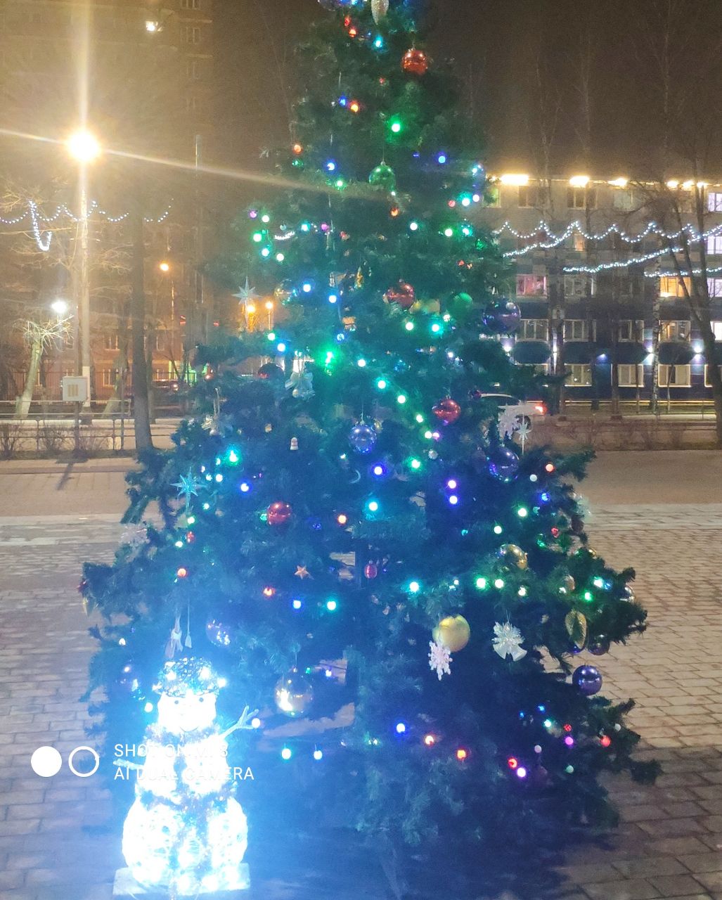 Одинокий снеговик