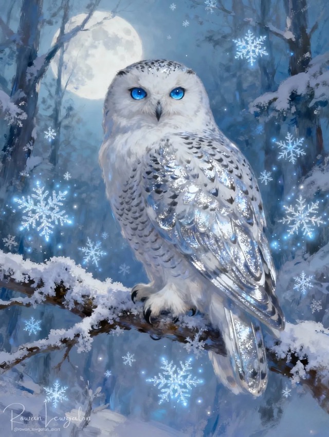 Зима-Красота! Картина Александры Роуэн