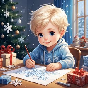 Бубалялины подарки к Новому году. Снежинки